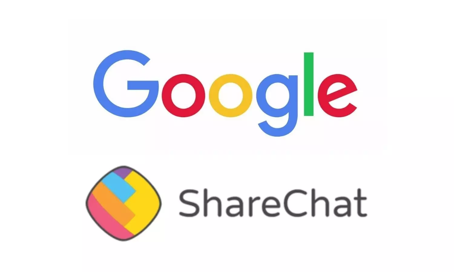 Google and ShareChat logos