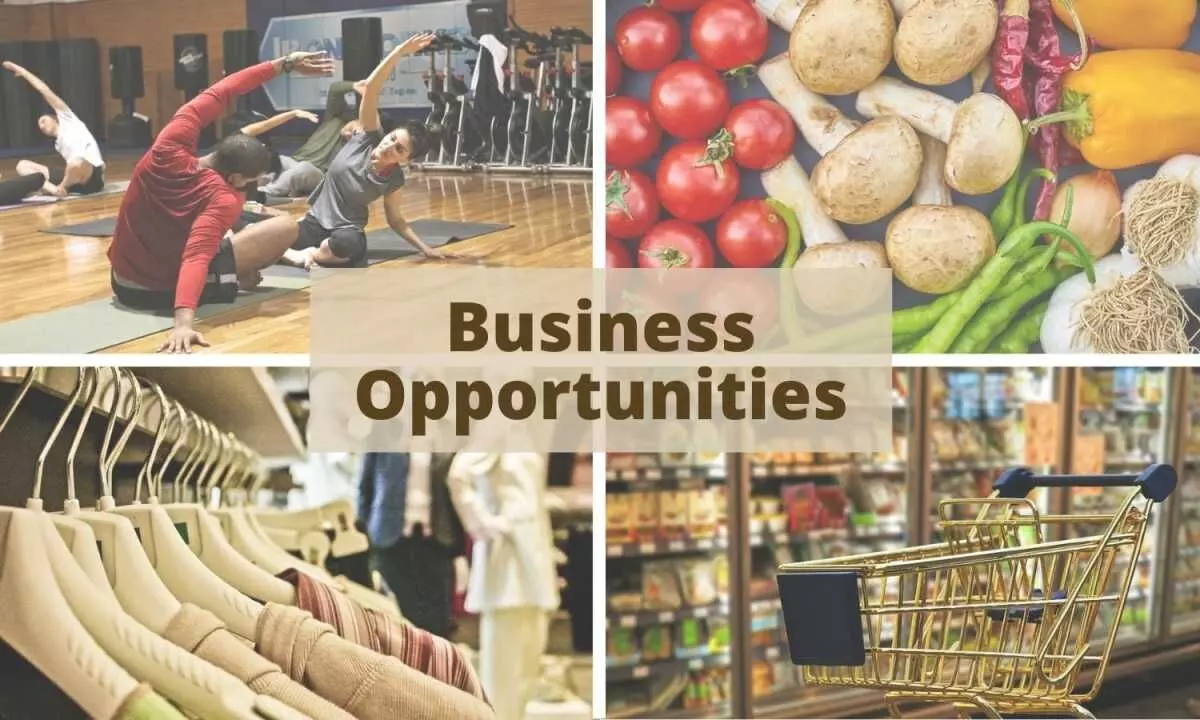 Business Opportunities in fitness, agriculture, fashion and retail