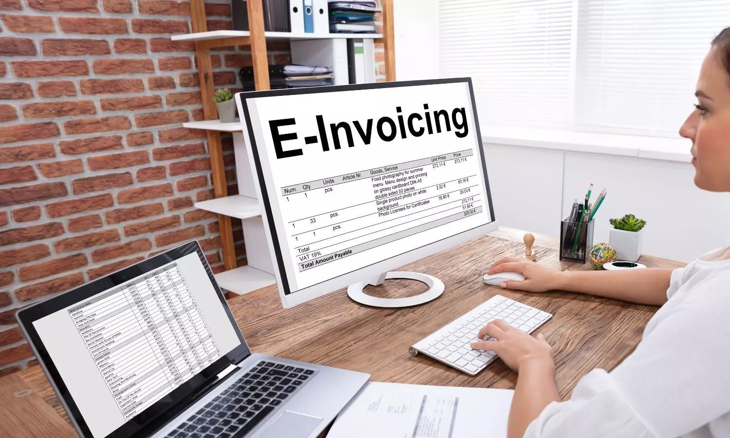 e-invoicing- representation image