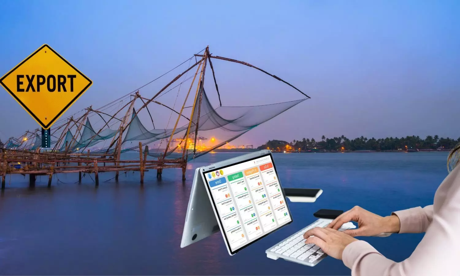 Chinese Fishing Net, Export, Computer