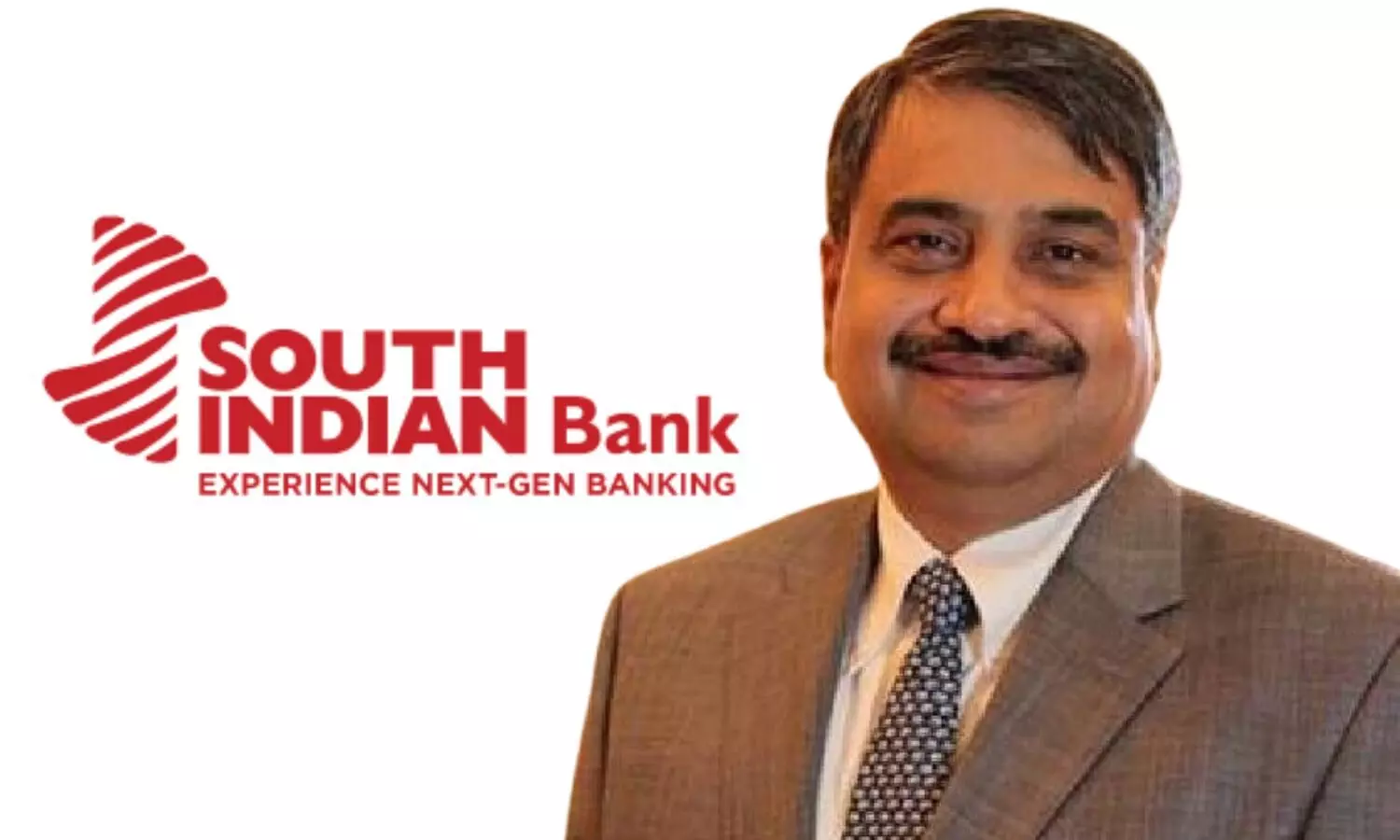 PR Seshadri and South Indian Bank logo