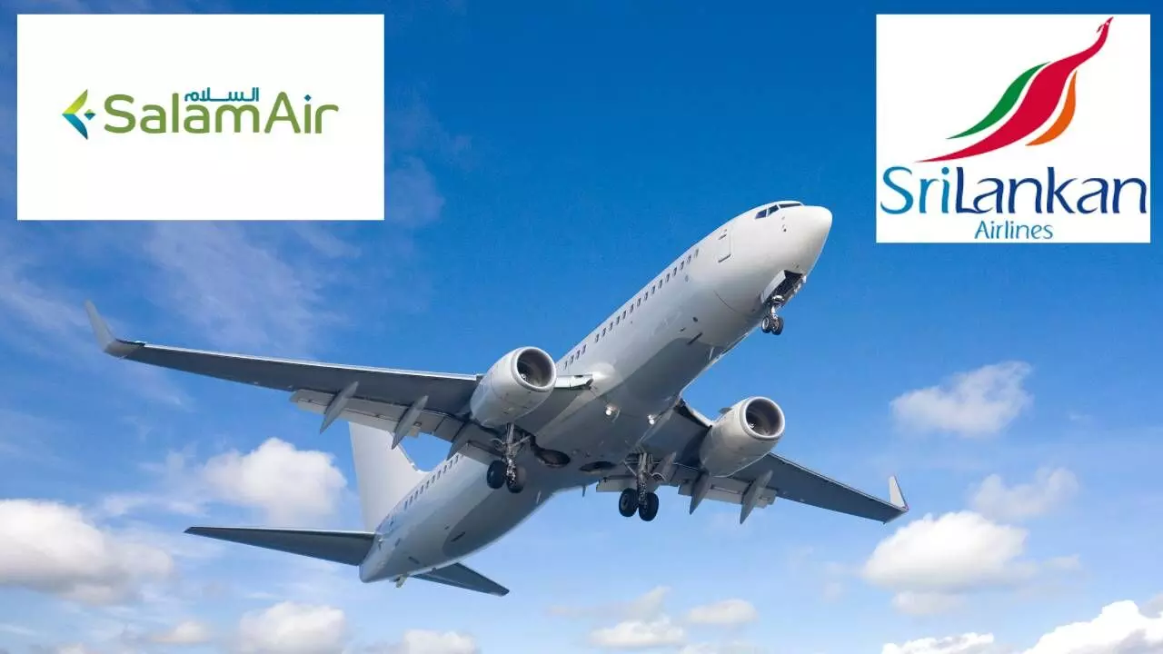 Srilankan Air log & Salam Air logo