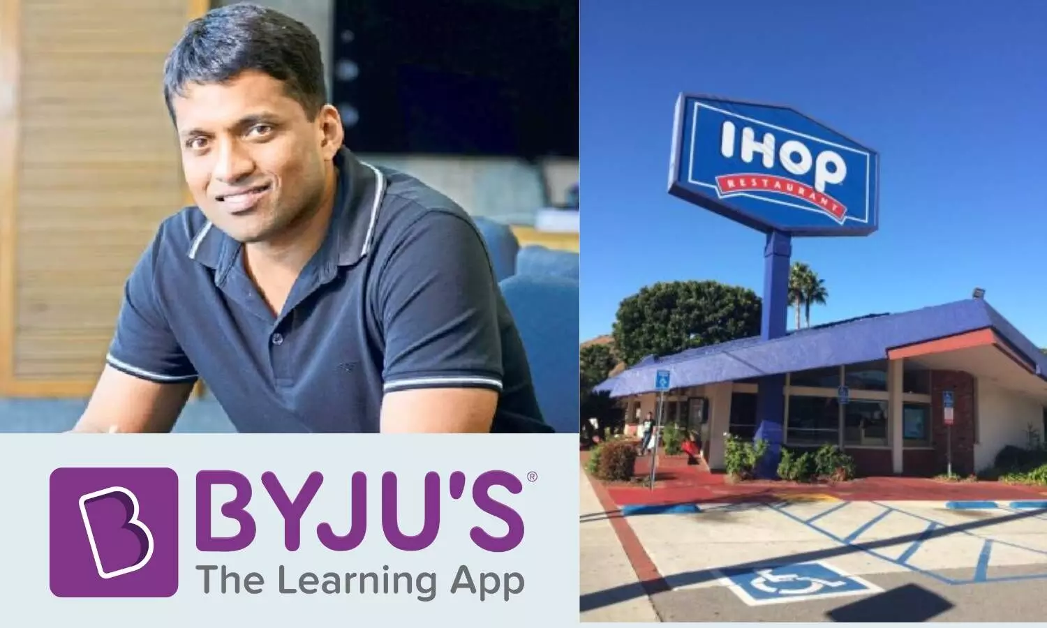 Byju Raveendran, Byjus Logo and IHOP