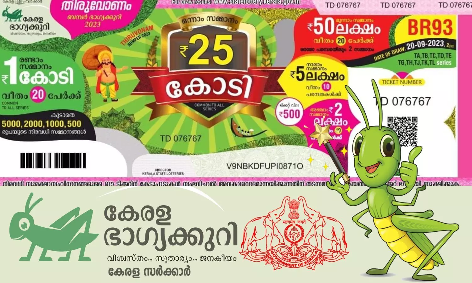 Thiruvonam Bumper Lottery