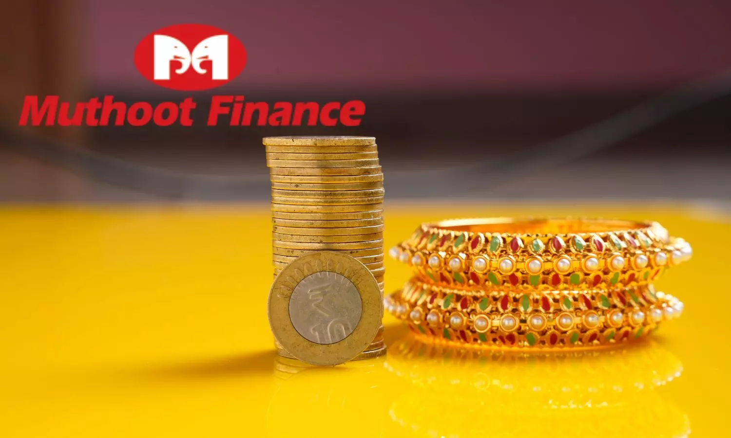 Muthoot Finance logo, Gold, Rupee Coin
