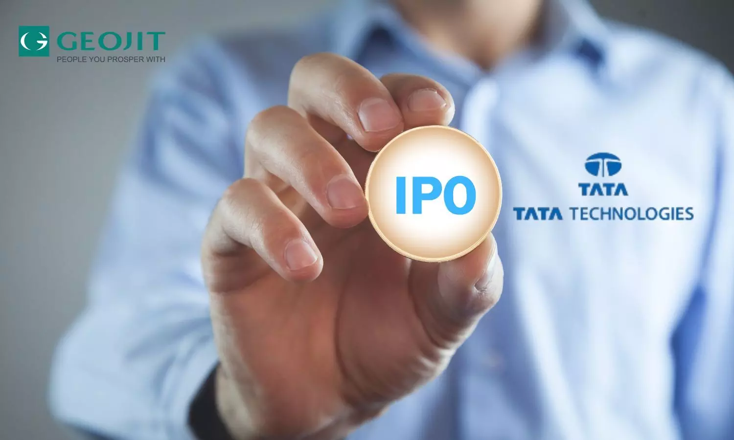 IPO, Geojit, Tata Tech logo