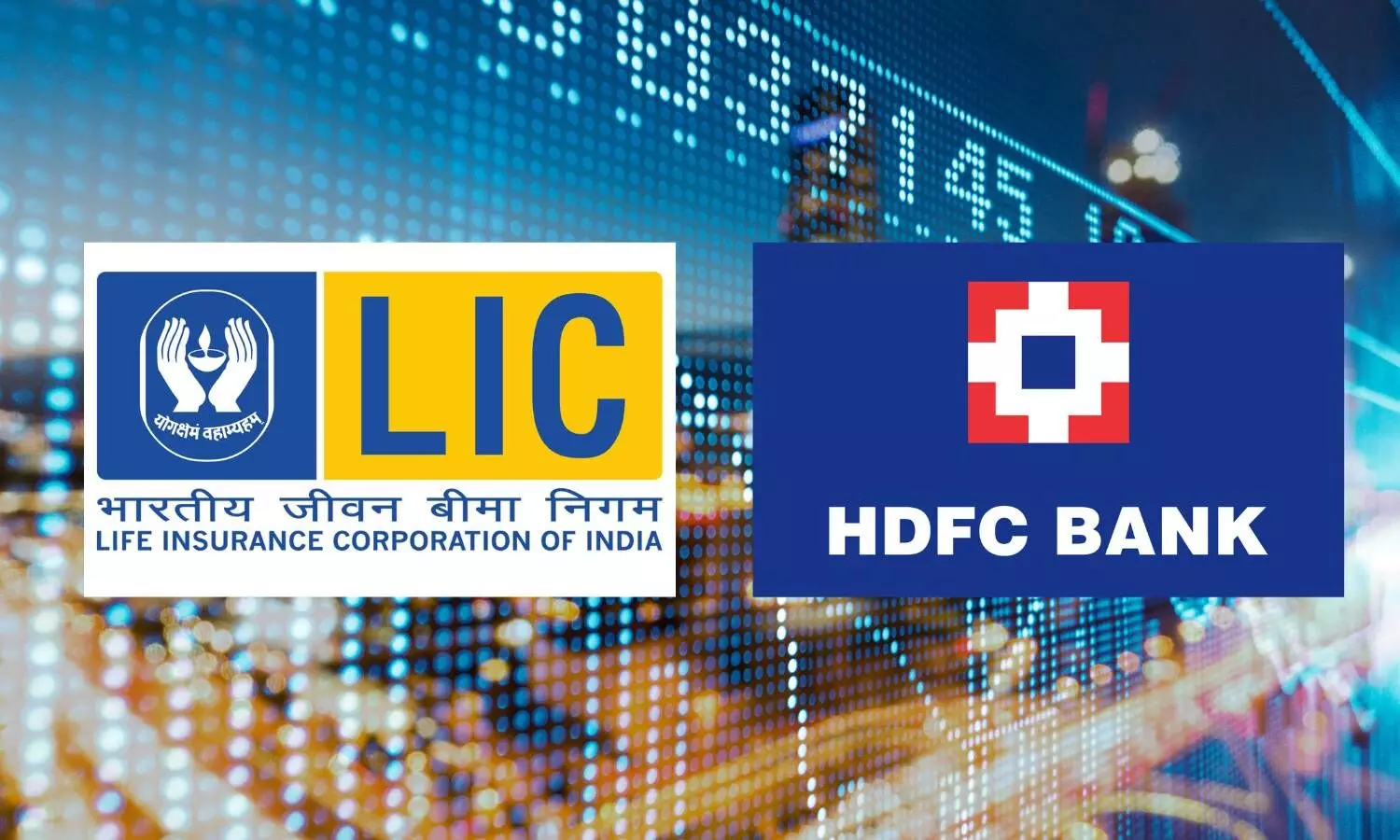 Logo- HDFC Bank & LIC