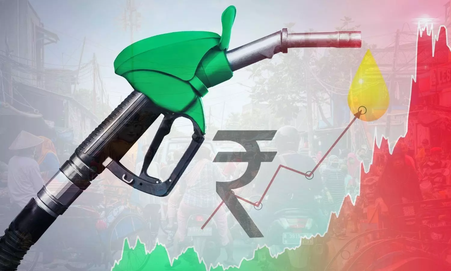 Petrol Nozzle, Indian Rupees