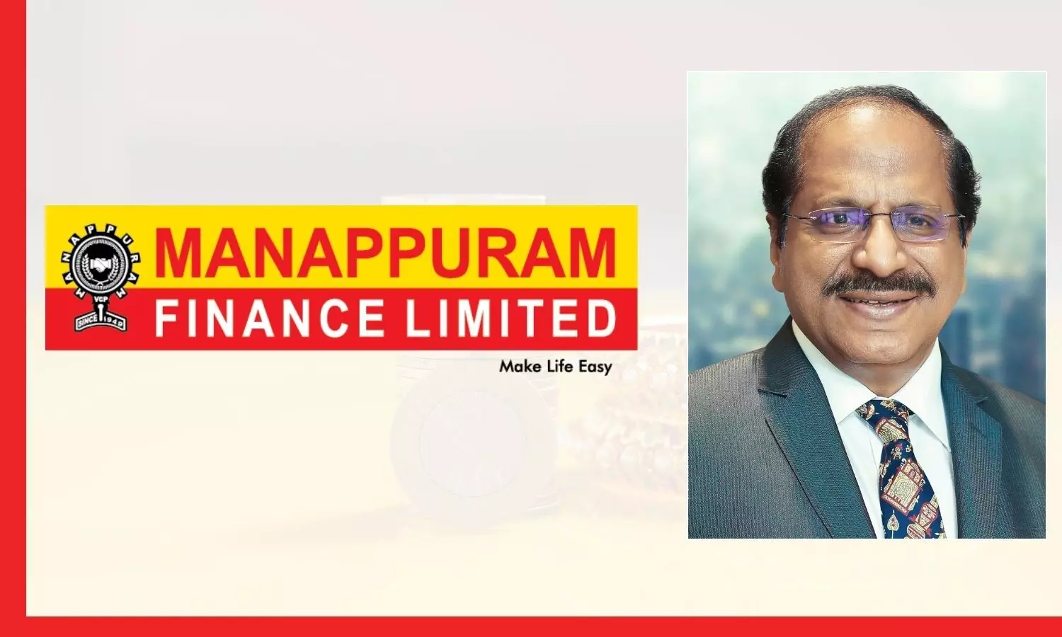 Manappuram Finance logo, V.P. Nandakumar