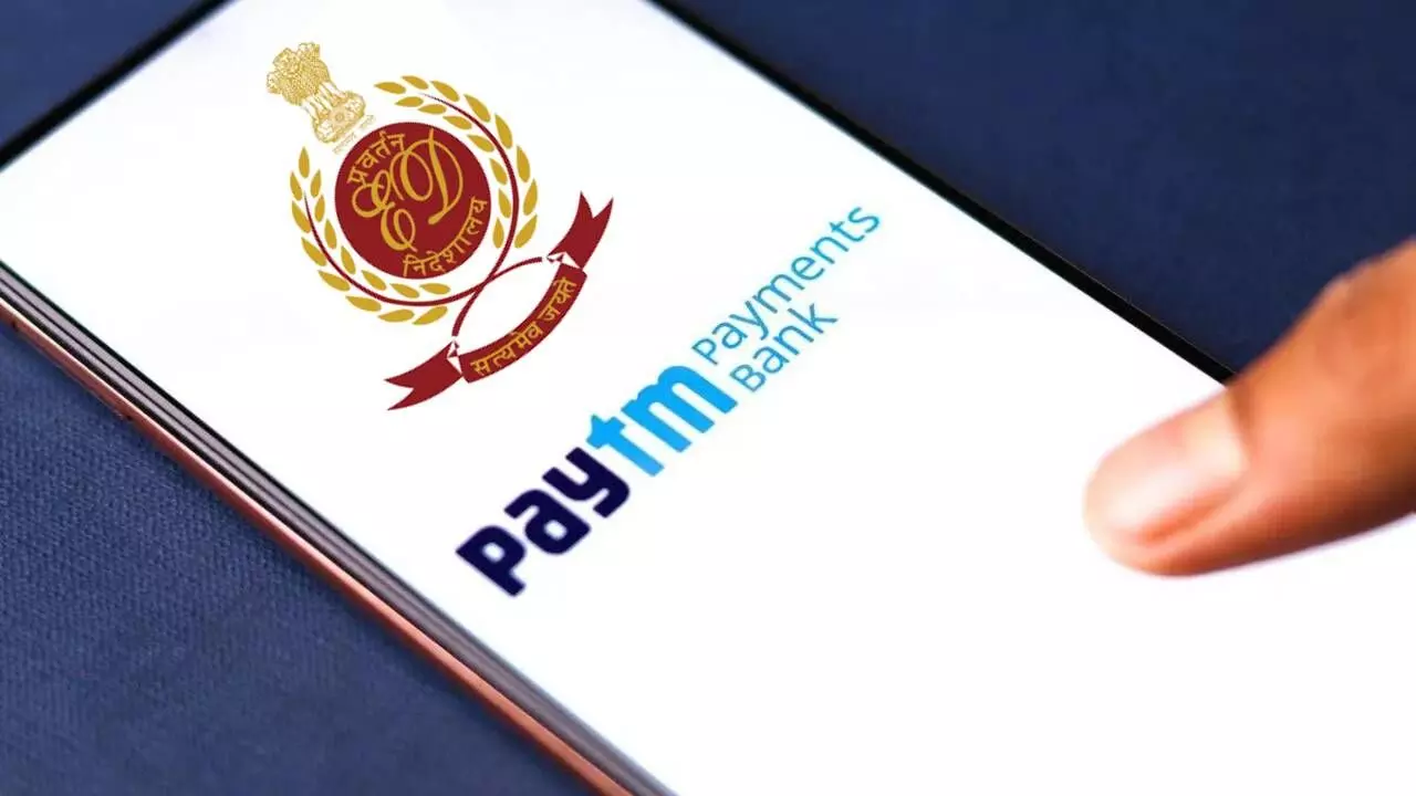 ED and Paytm logo