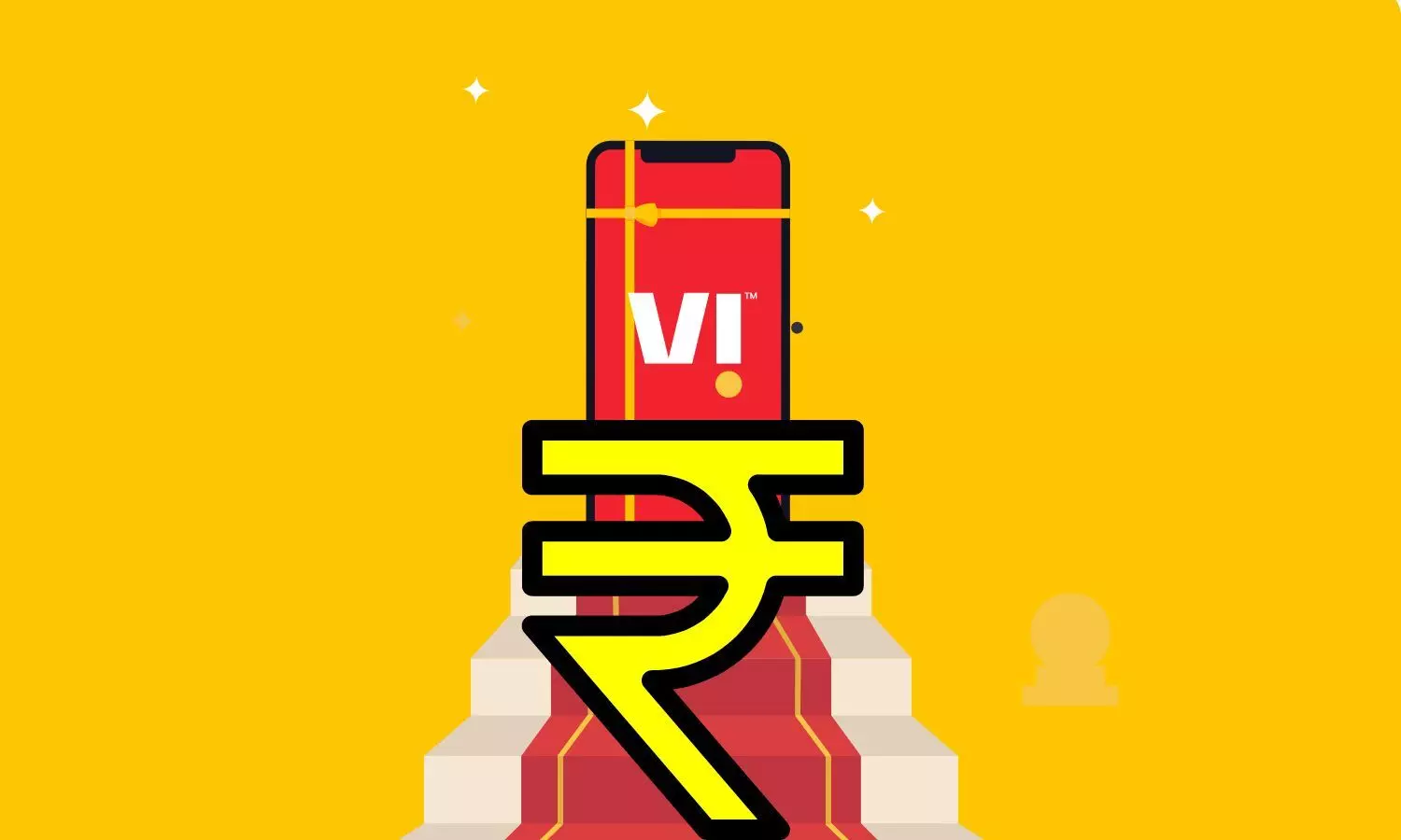 Vi logo and Rupee