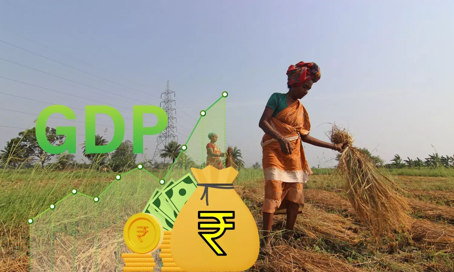 Indian Farmers, India GDP