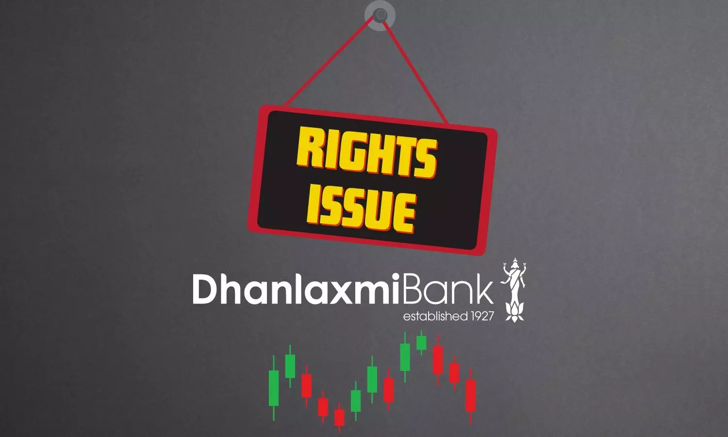 Rights Issue, Dhanlaxmi Bank logo