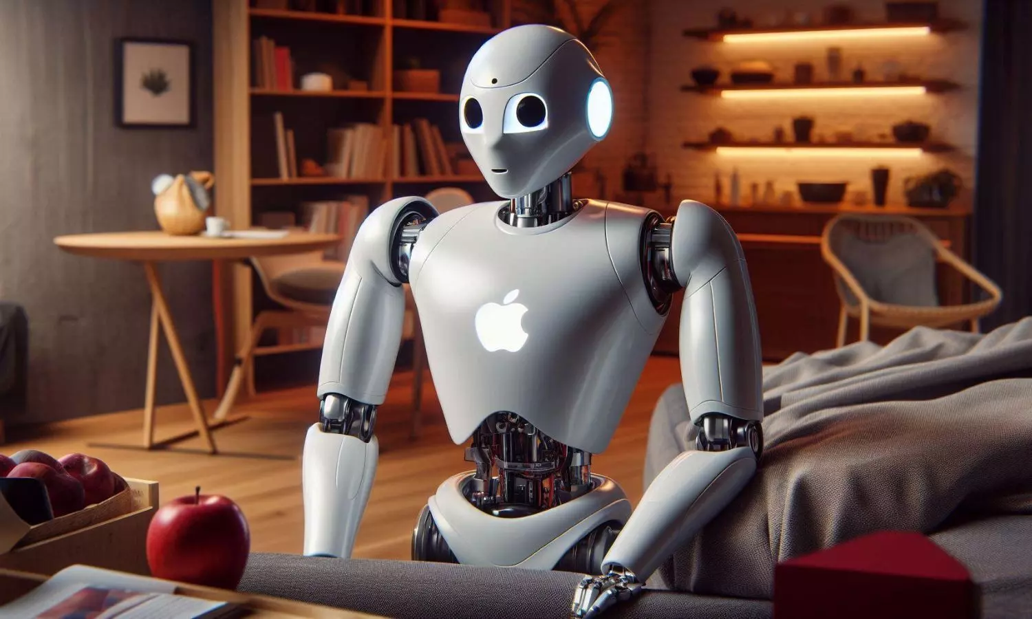 apple, robot