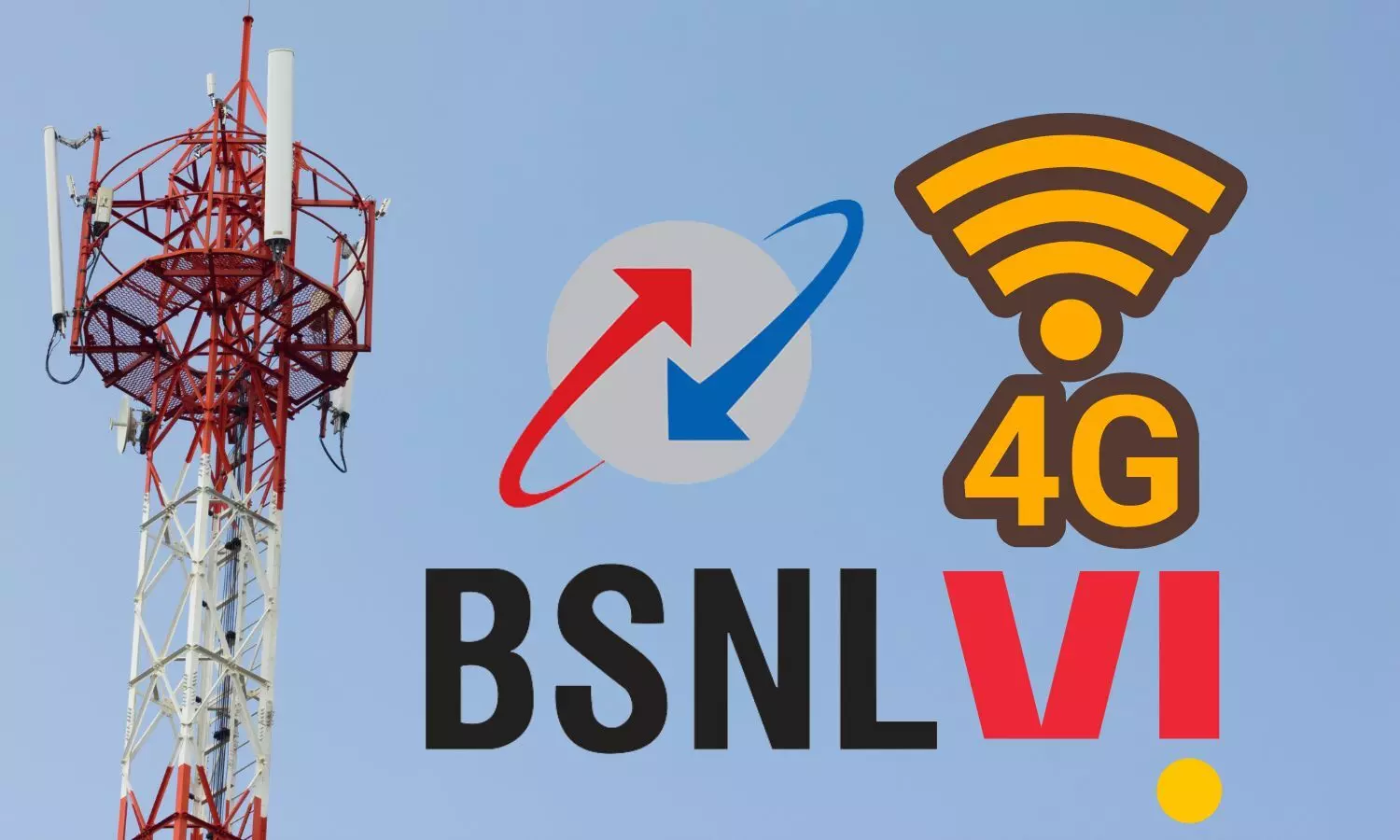 Mobile Tower, BSNL, Vi and 4G