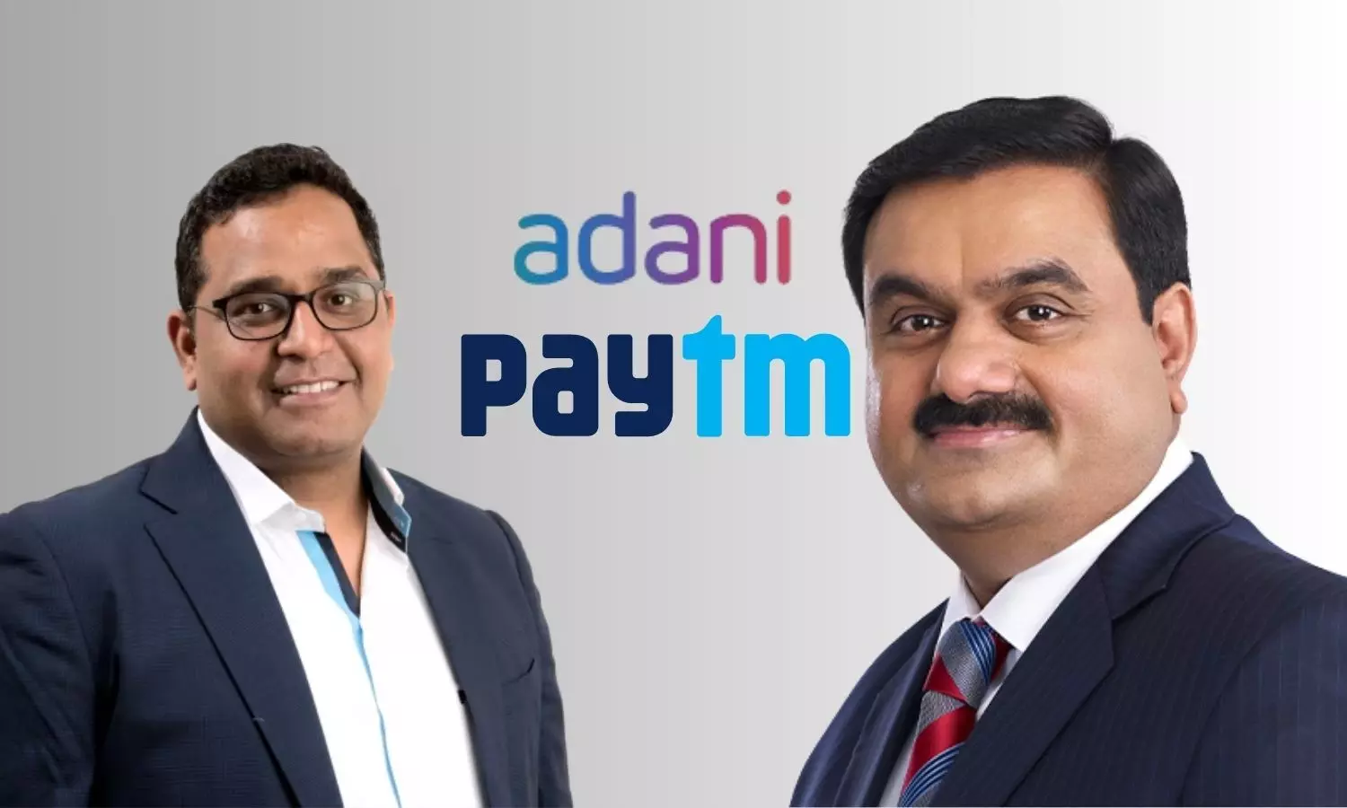 Vijay Sekhar Sharma and Gautam Adani