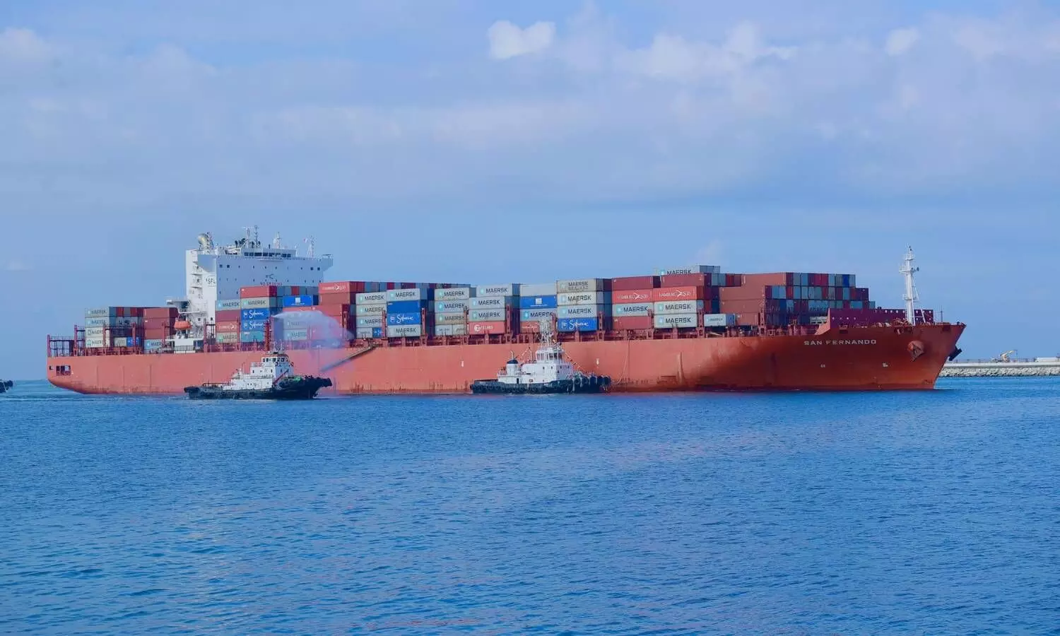 vizhinjam port first mother ship san fernando