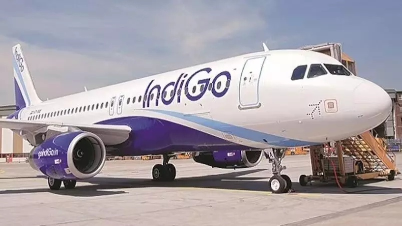 indigo airline on ground