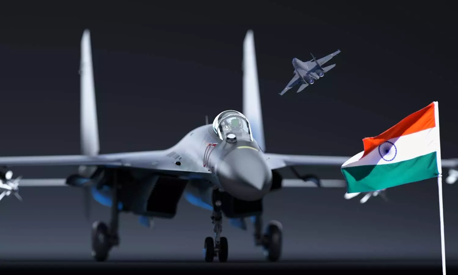 sukhoi su 30 mki jets, indian flag