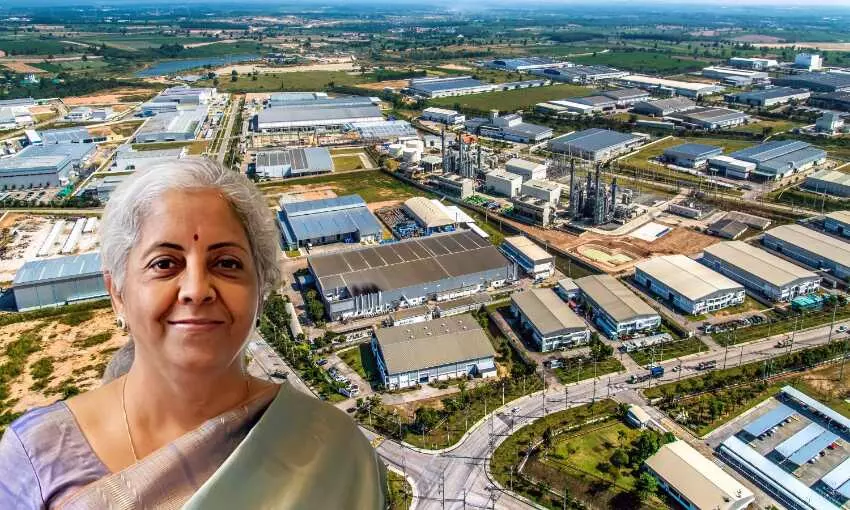 Nirmala Sitharaman and proposed industrial park