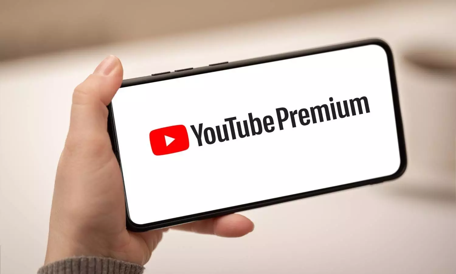 watching youtube in mobile phone