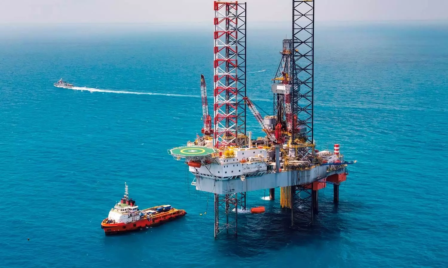 offshore oil rig a ship