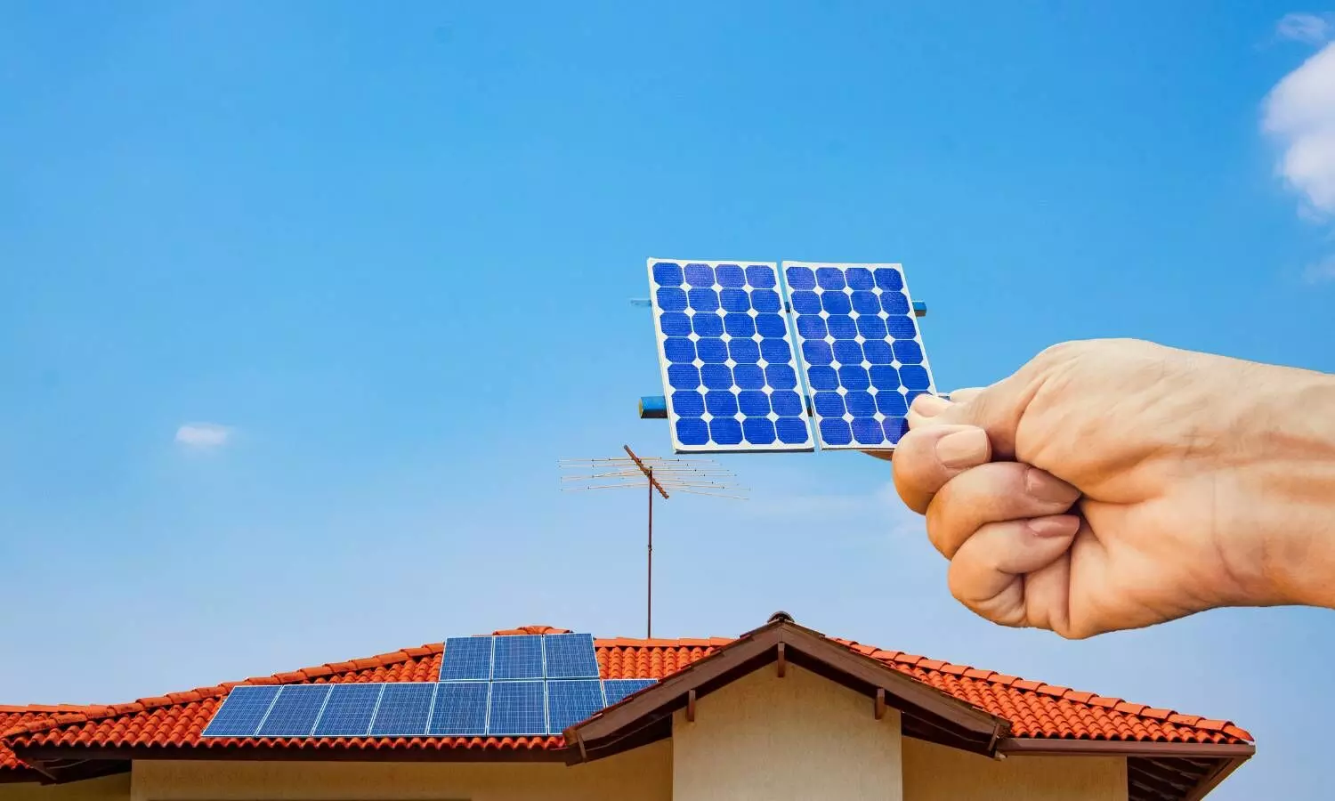 solar plant in houses