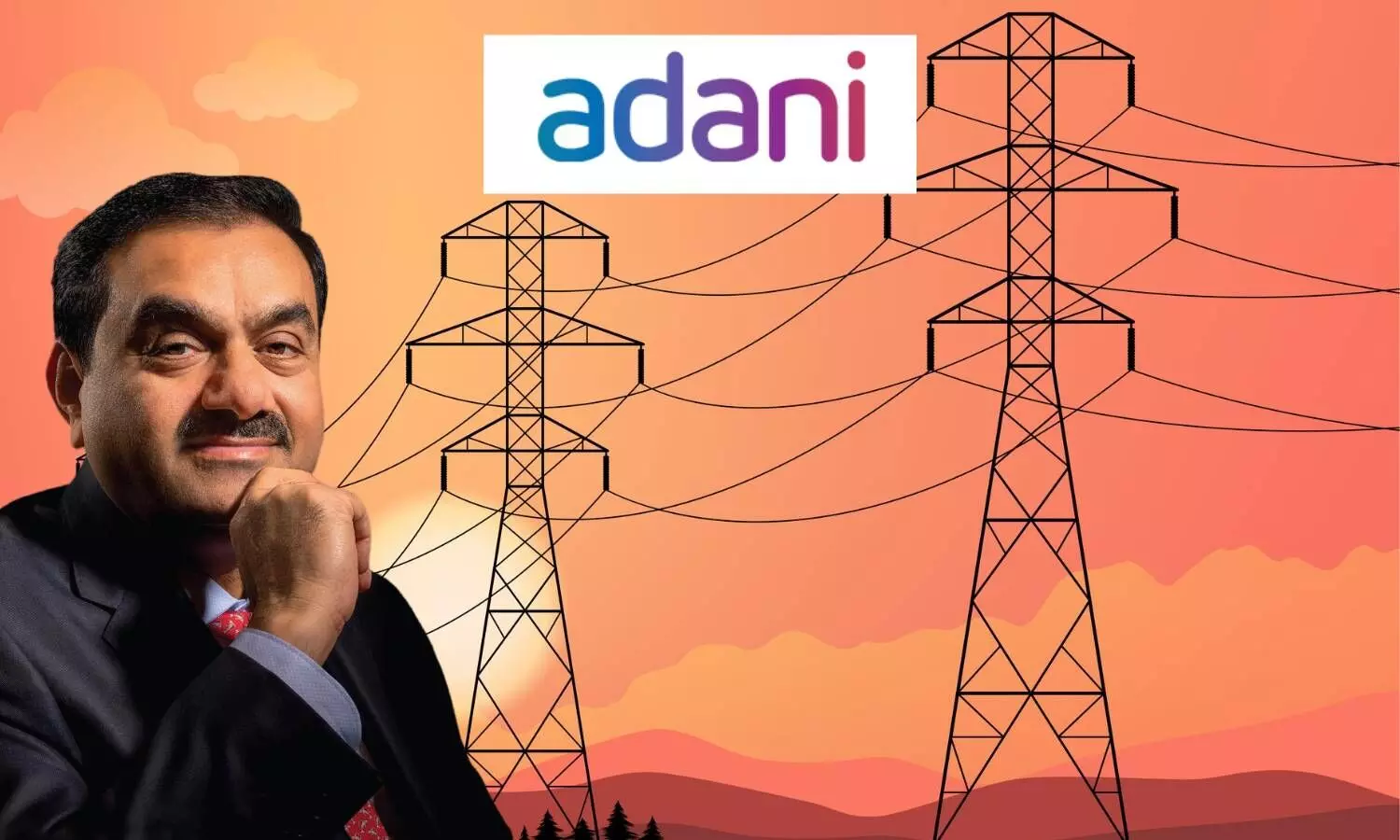 adani group chair gautam adani adani group logo electric post