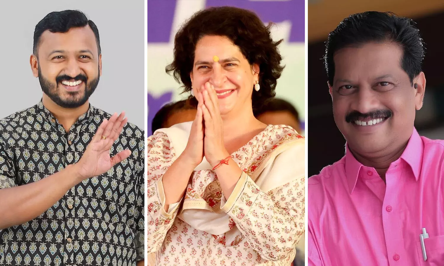 rahul mankoottathil, priyanka gandhi, cr pradeep