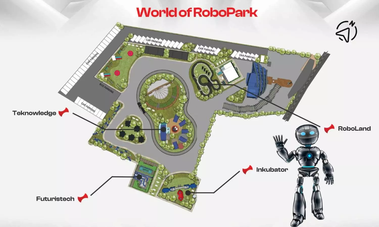 The prototype of the Robo Park set to be established in Thrissur