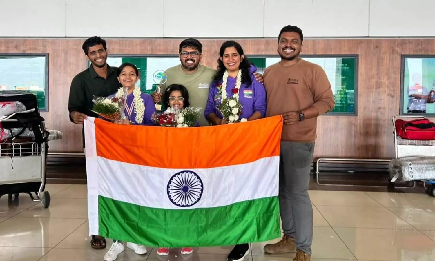 Kathlyn Mary Jeeson and Claire Rose Jeeson, along with their mentors from Unique World Robotics (UWR) startup, achieved success at the World Robot Olympiad