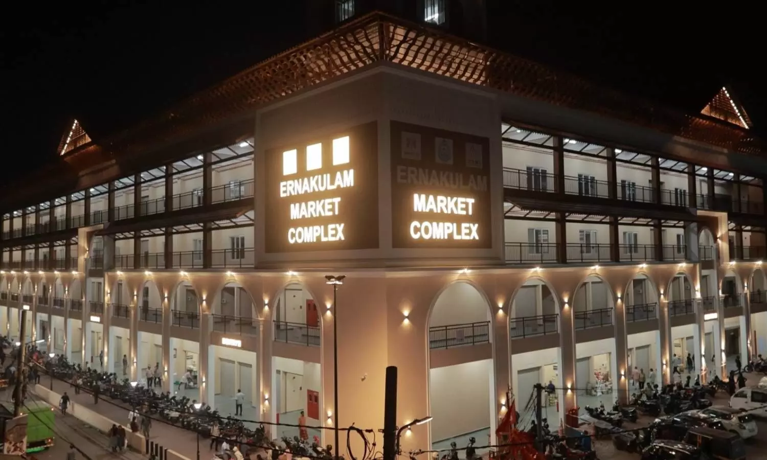 newly built ernakulam market complex