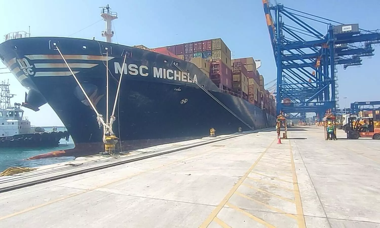 MSC Michela: The 100th Commercial Vessel Arrives at Vizhinjam Seaport