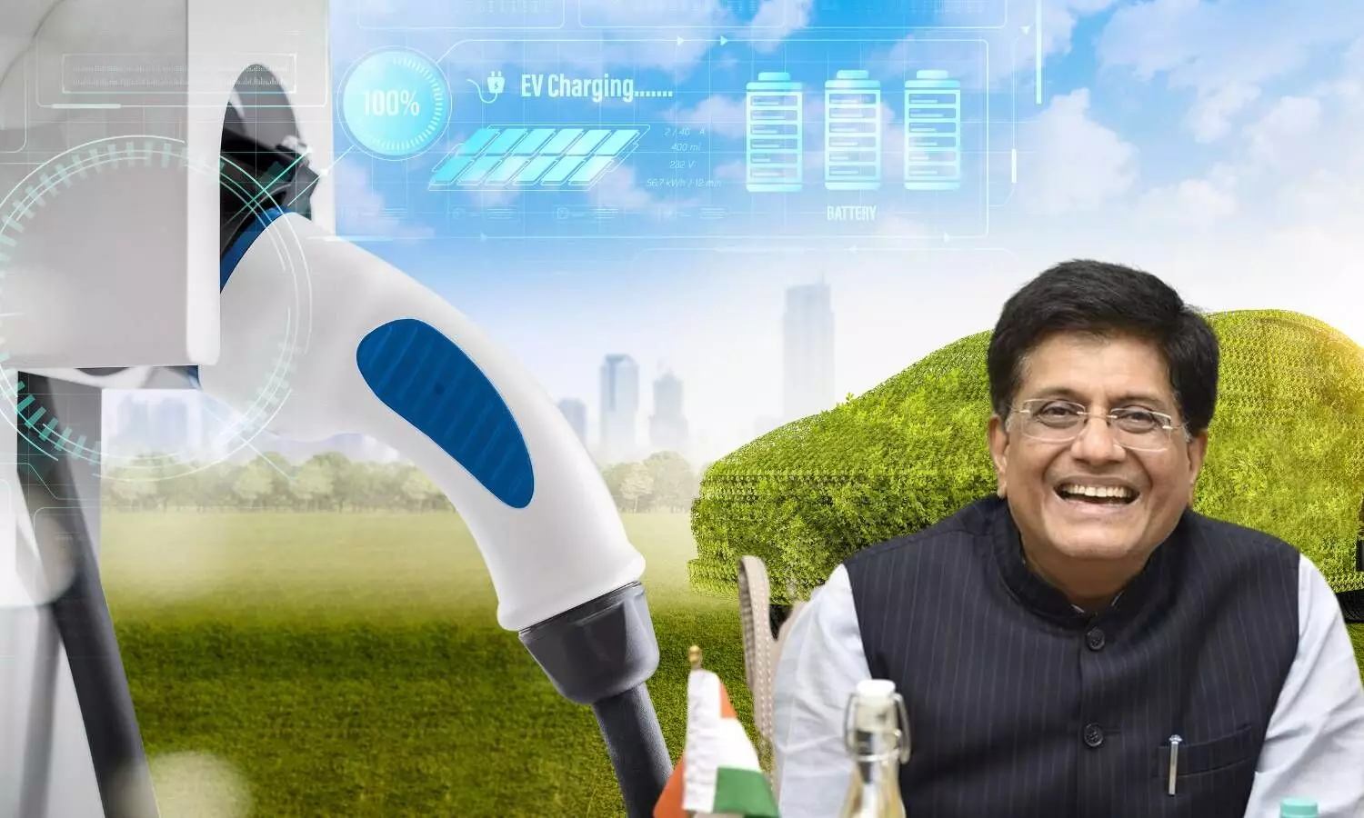 piyush goyal minister ev charging station